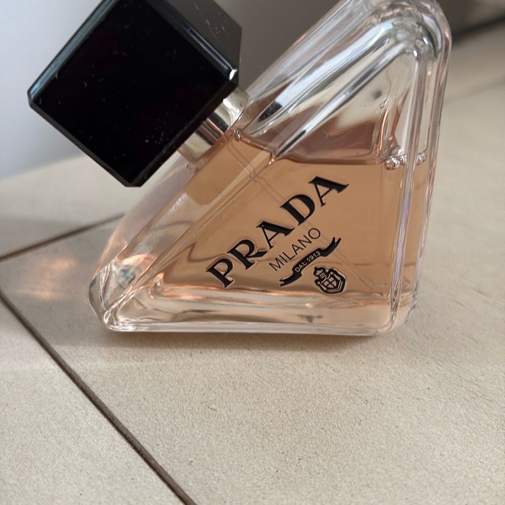 Prada Triangular Perfume with Black Cap